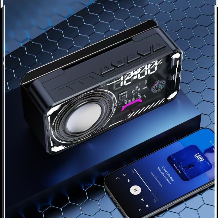 New Trending Mecha Bluetooth Speaker Gift Speaker Phone Stand Bluetooth Speaker Card Speaker