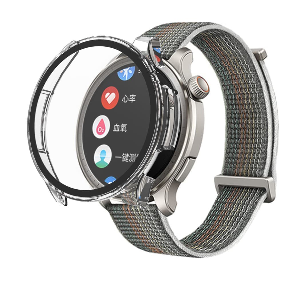Protective Case for Huami Watch, Compatible with Huami Amazfit BALANCE, PC + Tempered Glass Integrated