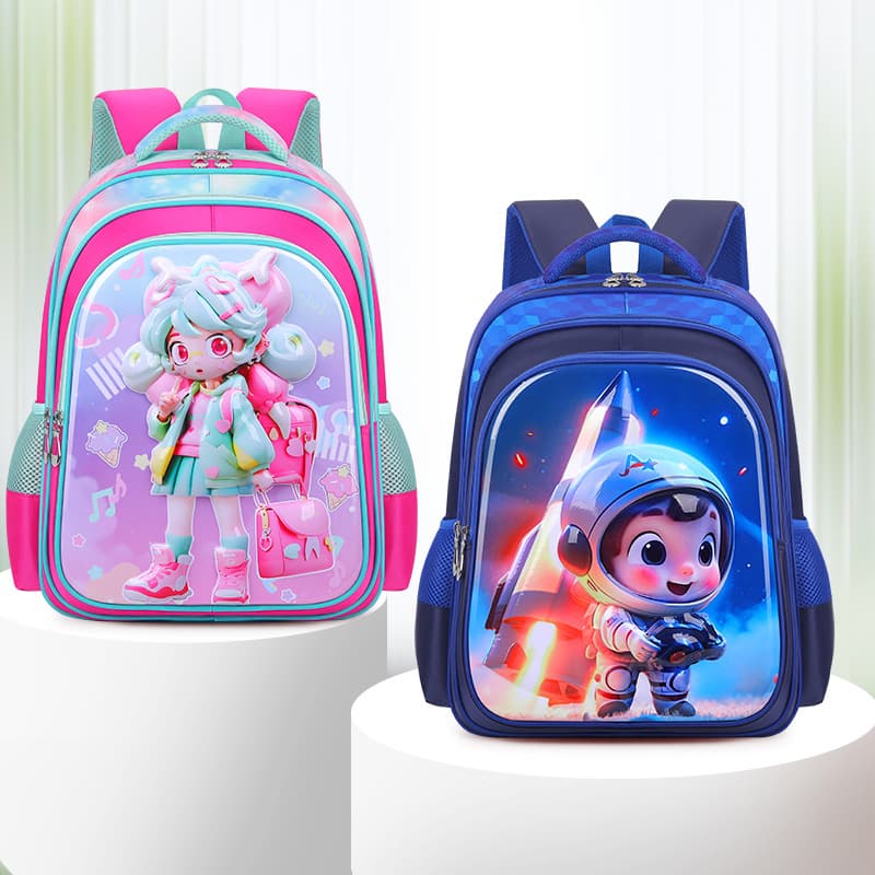 Factory wholesale non-infringement pattern schoolboy schoolbag grade 1-6 cartoon men's and women's shoulder bag children's backpack