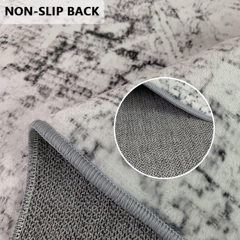 Cross-border home living room carpet, stain-resistant and easy to care, velvet bedside carpet, bedroom full plush carpet, Tianjin