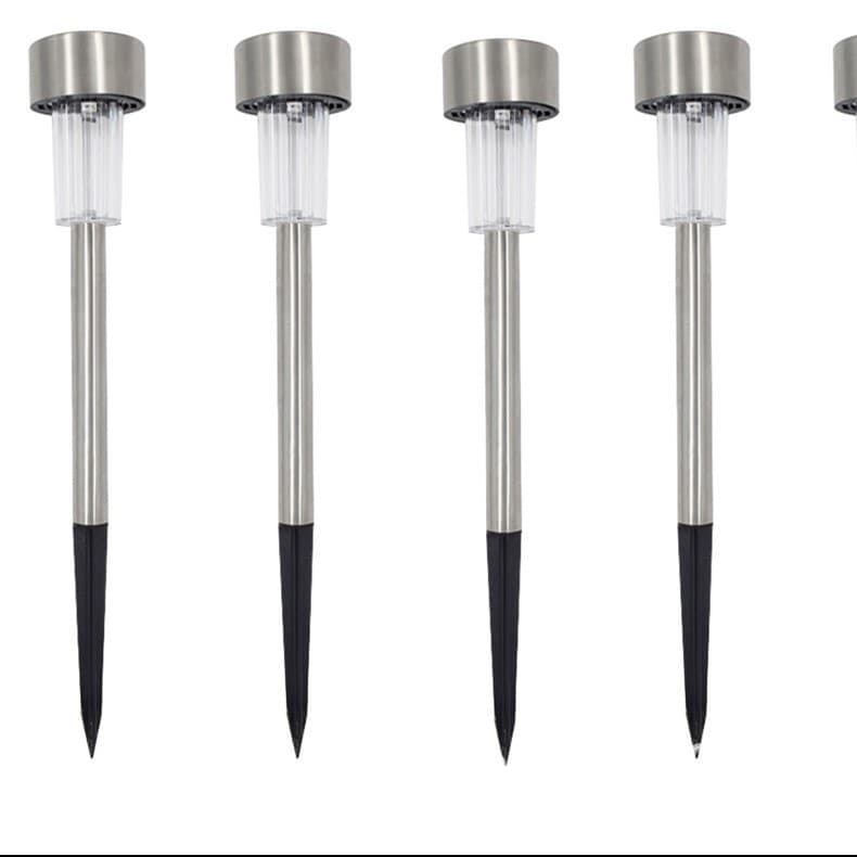 Factory direct supply of LED solar outdoor stainless steel ground socket lights, lawn lights, small tube lights, courtyard garden street lights