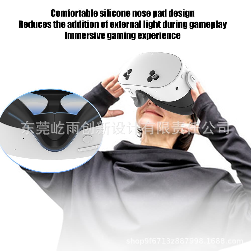New Meta Quest 3S Silicone Face Cover Light Shield Sweat Guard Hygiene VR Accessory