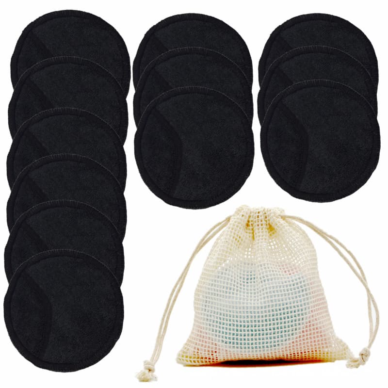 Three-Layer Finger Sleeve Bamboo Fiber Makeup Remover Pads Reusable Washable Makeup Remover Pads