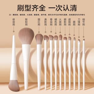 Custom Brush Set Cloud Porcelain Eye Shadow Makeup Brushes 8-Piece 10-Piece Makeup Tools Custom Brushes In Stock