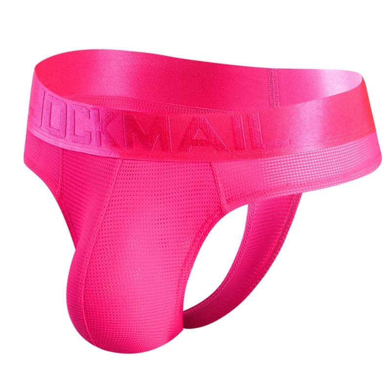 Men's Bikini Underwear T-Strap Silk Waistband Emotional Interest Boosting Pouch Low Waist Knitted Ice Silk Butt Lifting Summer Shorts