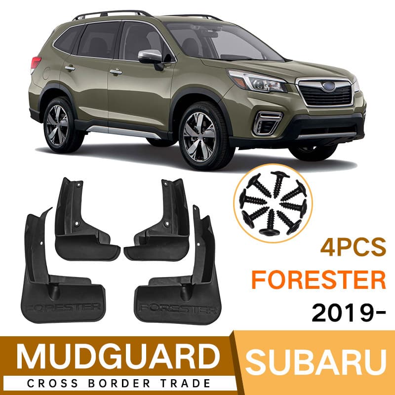 Car Mud Flaps Compatible with Subaru Forester 2019-2024 Small Version Tire Splash Guards