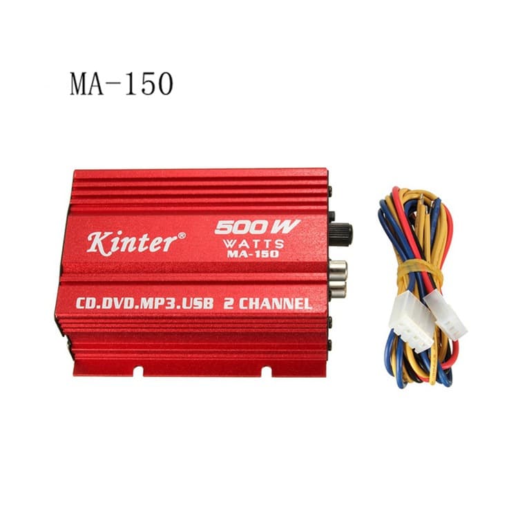 Kinter MA150 Miniature Amplifier, 12V Car Audio HiFi Amplifier with 5V Output