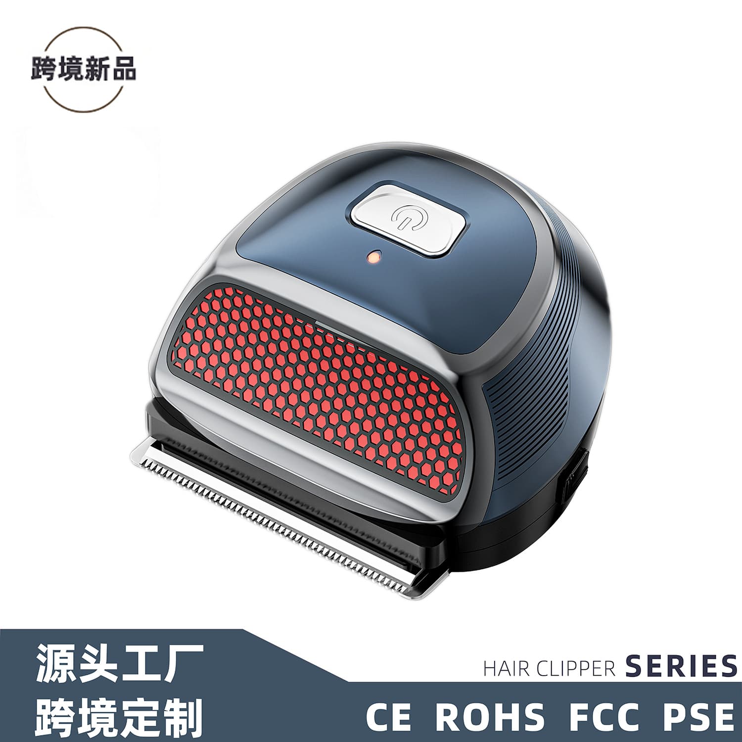 Self-Help Hair Clipper for Men, Flat Top Electric Trimmer, Home Use, Customizable Bald Head Shaver, OEM Drop Shipping, Electric Hair Cutting Tool with Long Battery Life