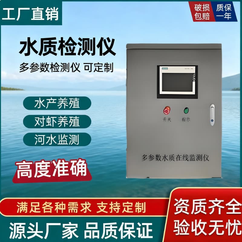 Swimming Pool Water Quality Online Monitor Automatically Testing Five Parameters: Chlorine, pH, Turbidity, ORP, and Temperature