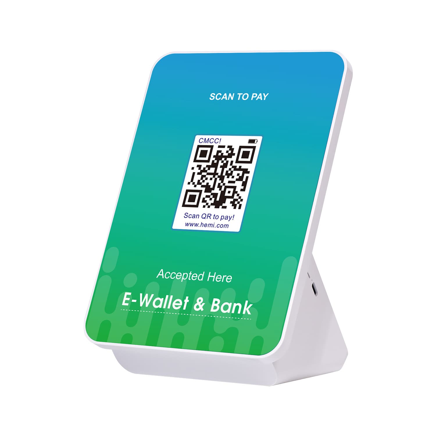 Y9 4G+WiFi Cloud Audio Payment Voice Announcer, Payment Broadcast Cloud Speaker with Secondary Development for Cash Register