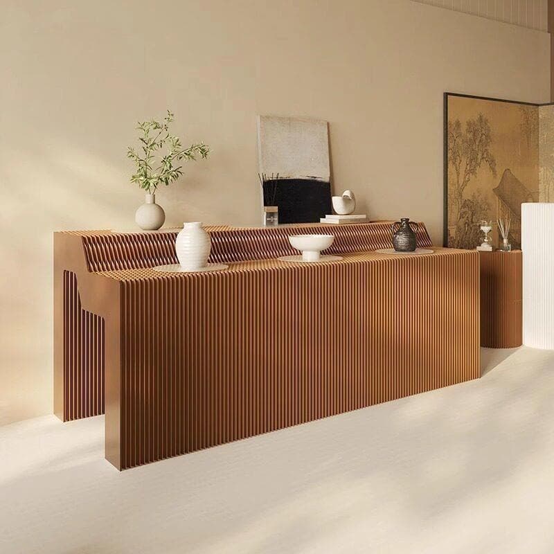 Shop Window Atmosphere Center Island Art Exhibition Multi-layer High-Low Display Landscape Display Stand for Product Showcase
