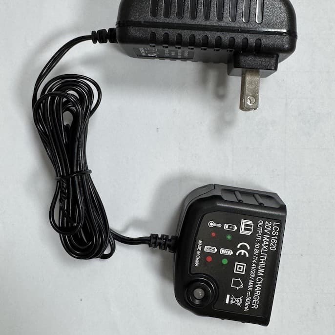 LCS1620 Compatible with Black & Decker 20V Lithium Battery Charger 0.5A LBXR20 US/EU Plug