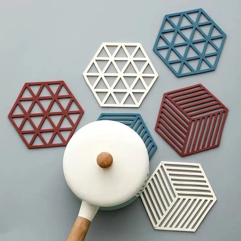 Silicone Table Mat Heat Resistant Nordic Style Placemat for Kitchen Pot Pad Plate Cup Mat Dining Mat