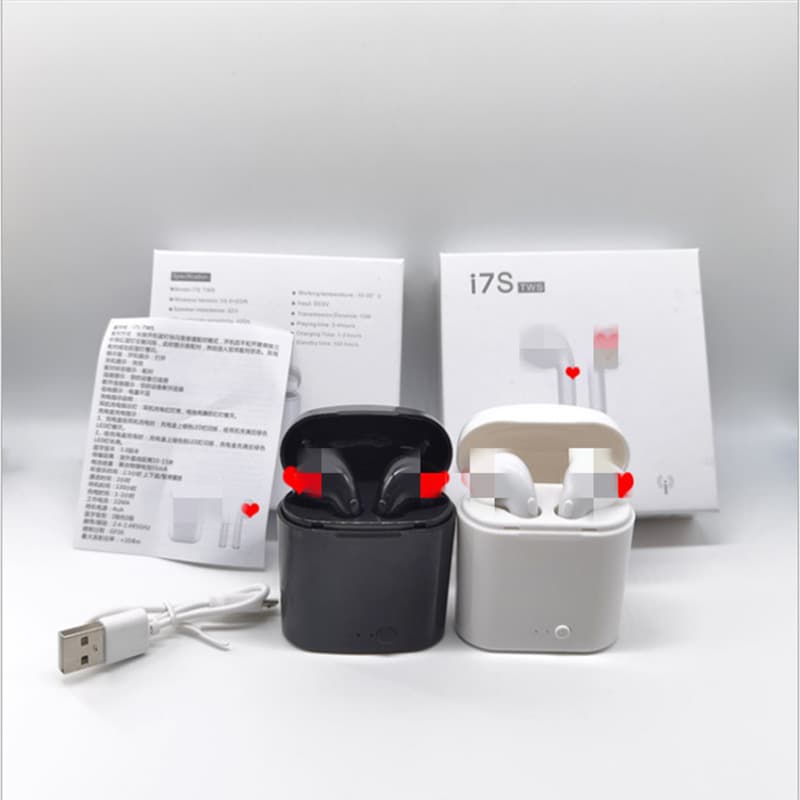 i7s TWS Wireless Bluetooth Earbuds Macaron Dual Ear Bluetooth Headphones I9S i11 i12 Bluetooth Headset