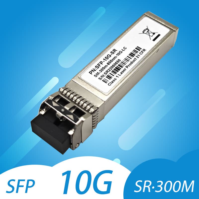 SFP-10G-SR 10G Optical Transceiver, Multimode 300m, LC Duplex Multimode, 3-Year Warranty Hot Seller