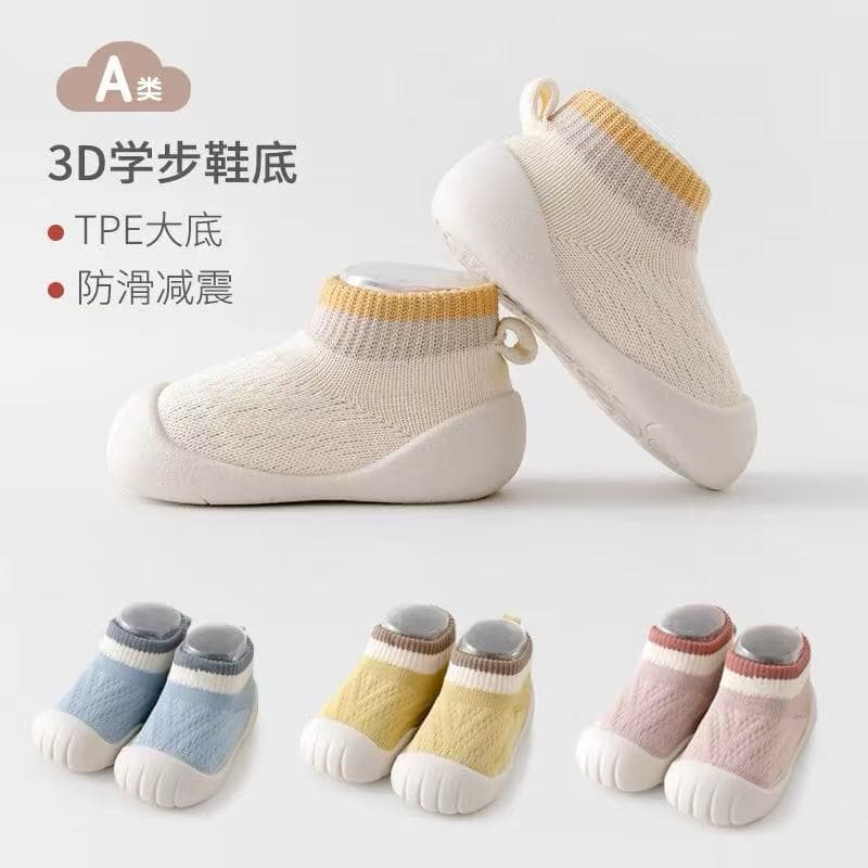 New Autumn and Winter Baby Walking Sock Shoes for 0-3 Years, Soft-Soled Breathable Infant Shoes, Non-Slip Indoor Floor Socks