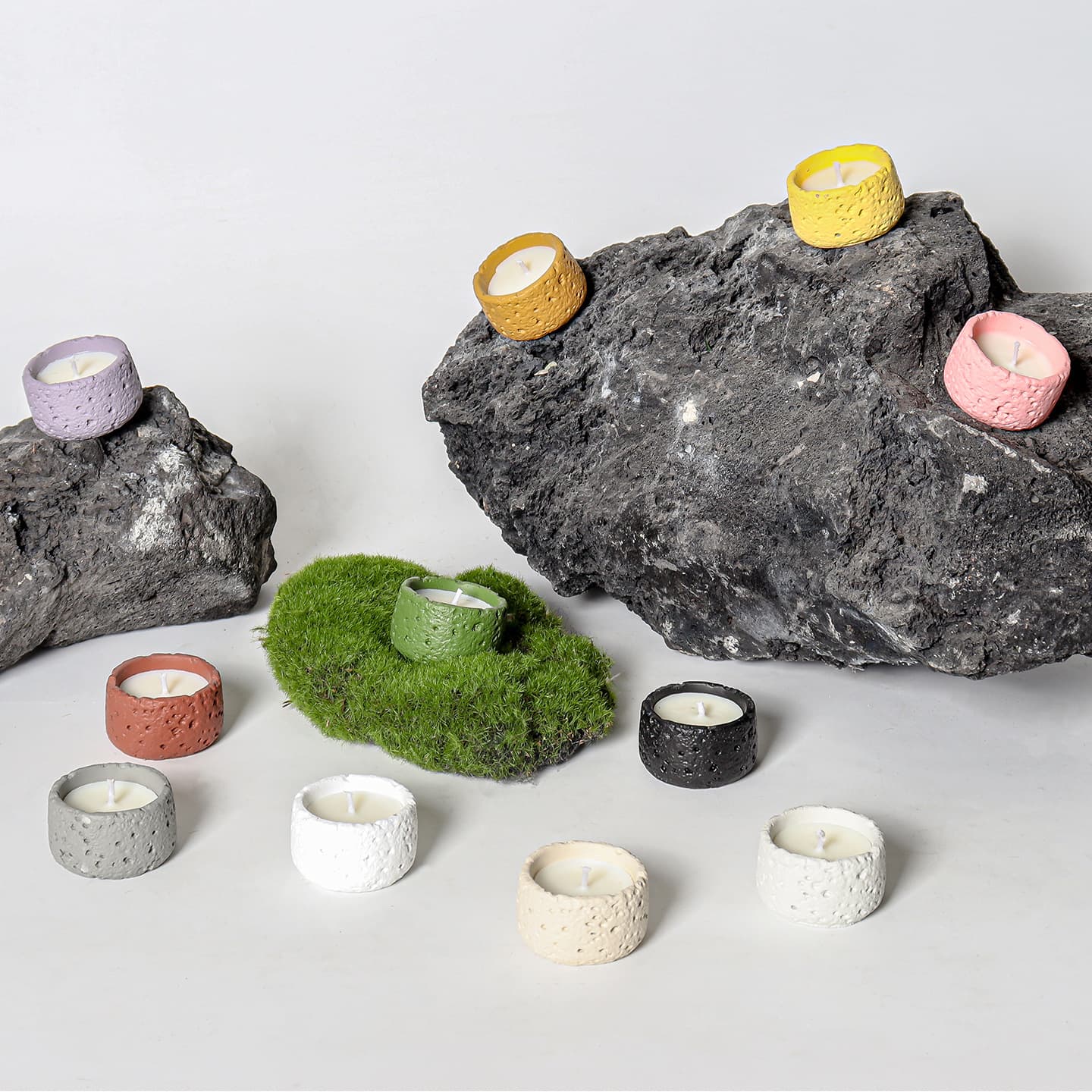 Nordic Cross-Border Shipping Cement Scented Candle Cups, Indoor Home Decoration Crafts, Candle Holders, Scented Containers