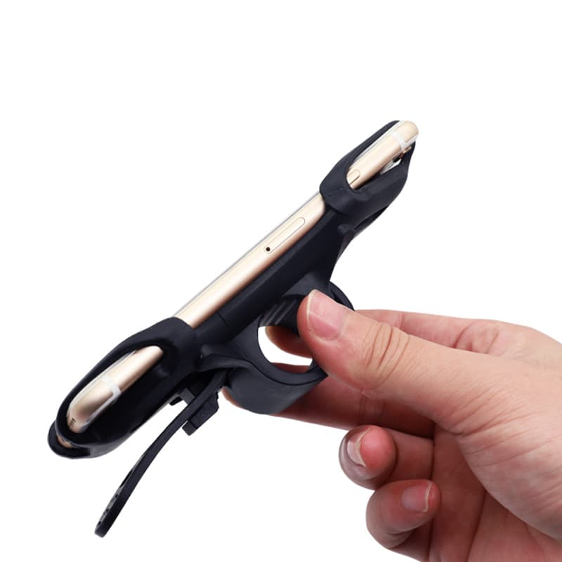 Silicone Bicycle Phone Holder, Universal Cycling Navigation Strap, Phone Mount, Outdoor Sports Gadget