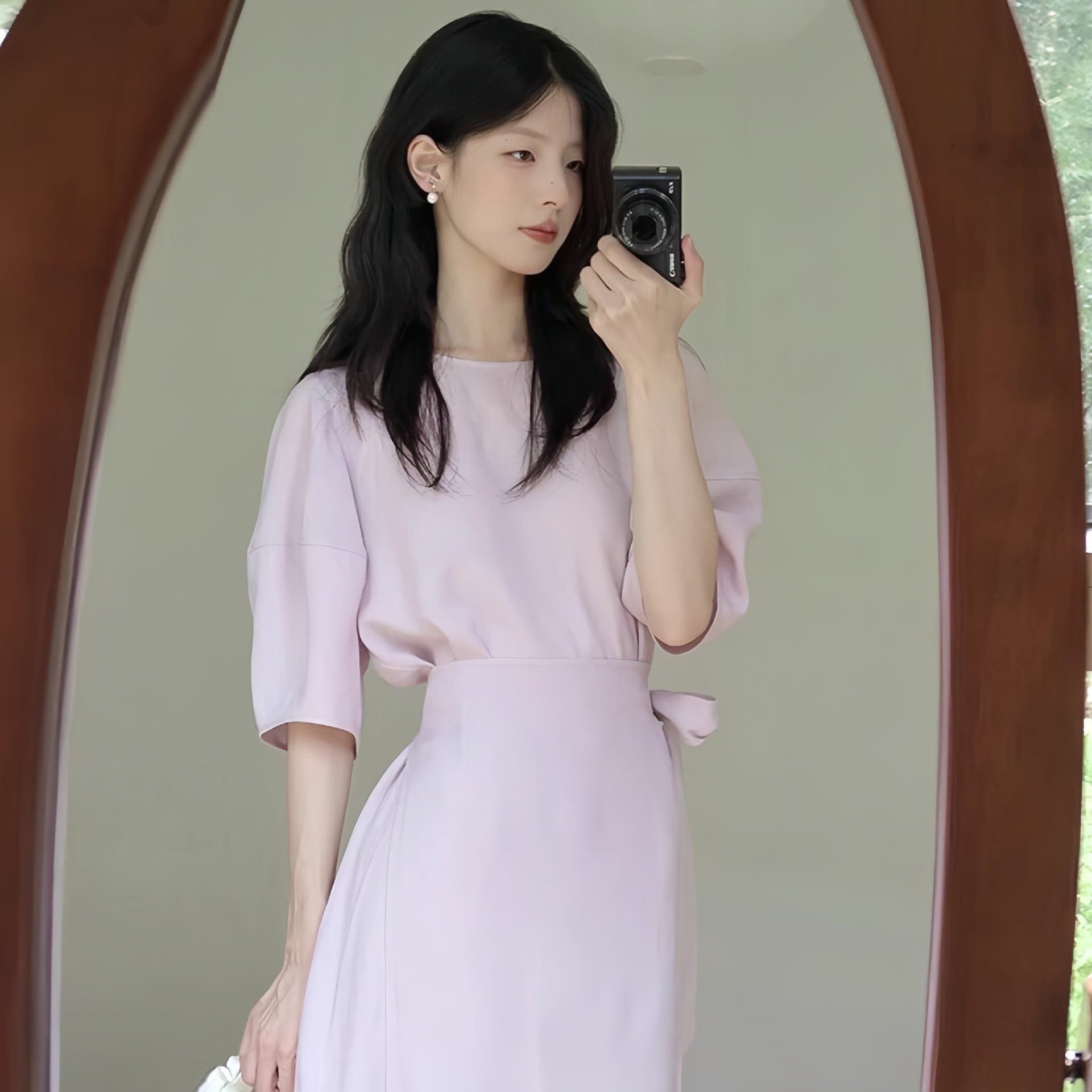 French Soft Pink Dress for Women Summer 2025 New Arrival Stunning Unique Elegant Waist-Defining Maxi Dress