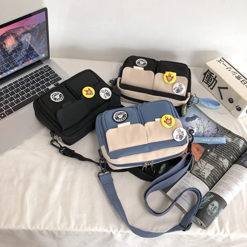 Casual Crossbody Bag Men's Streetwear Women's Sport Small Bag Harajuku Style 2025 New Shoulder Student Phone Bag
