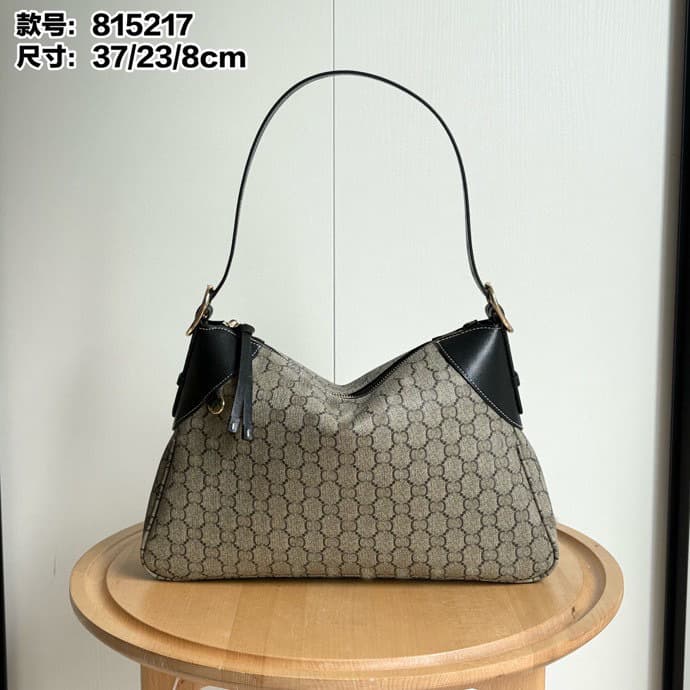 G family emblem series European and American fashion 2024 new women's bag single shoulder crossbody bag genuine leather versatile bag