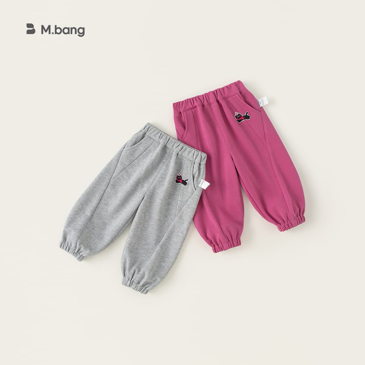 Youbao Children's Clothing Children's Sweatpants Spring New Style Girl Baby Casual Tapered Long Pants Girls' Sports Pants Loose Pants