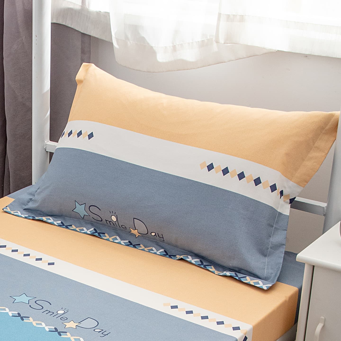Cotton Pillowcase Pair 48x74cm Thick Large Size Single Pillow Cover Set of 2