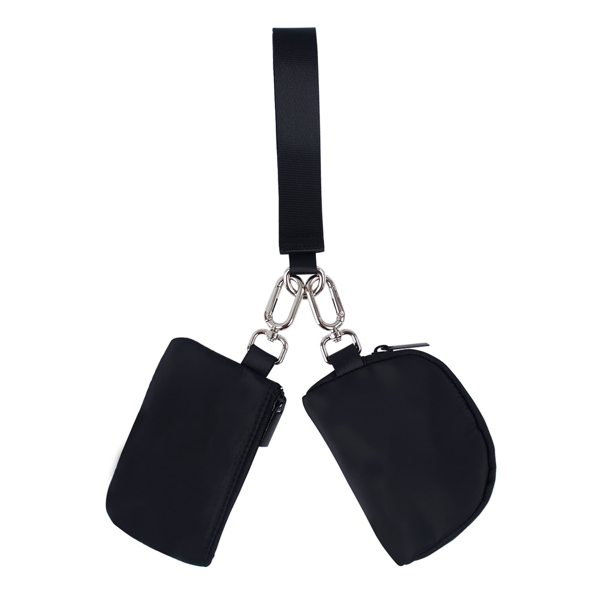 Cross-border Best-selling Dual Pouch Wristlet Multi-functional Portable Coin Purse Mini Wrist Bag
