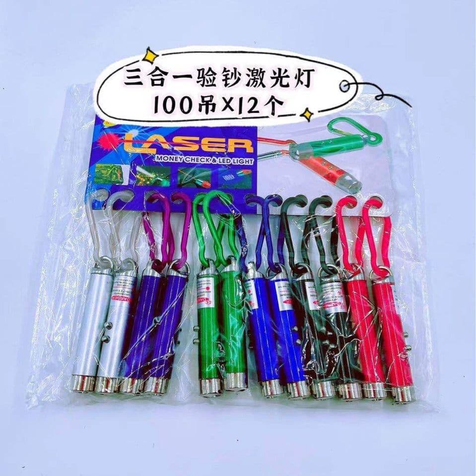 Wholesale triple-in-one laser light with UV and infrared pen, purple light illumination, multifunctional small counterfeit detector