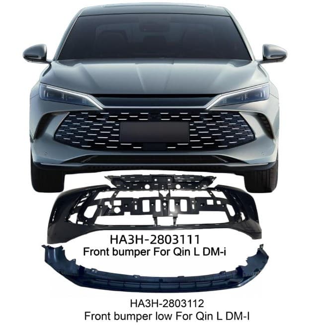 For BYD Qin L DMI Smart Driving Edition Front and Rear Bumper, New Energy Vehicle Front and Rear Guard