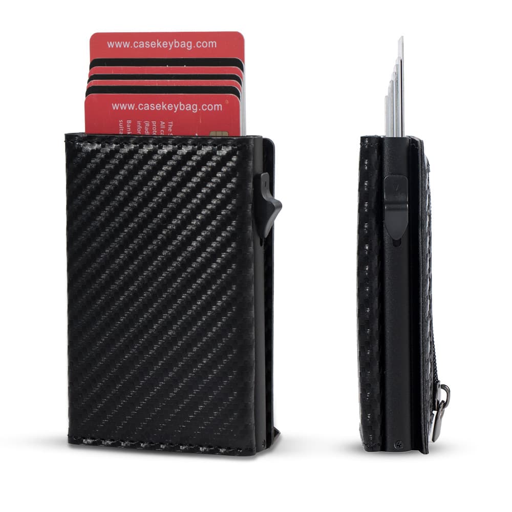 European and American New Multi-functional Pop-up Wallet Card Holder Tri-fold Customizable