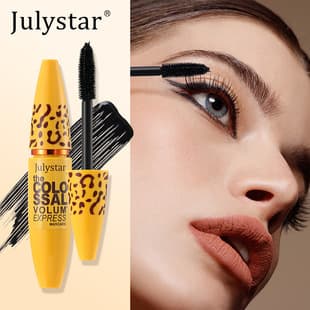 Cross-Border Cosmetics Waterproof and Sweat-Proof Mascara, Smudge-Proof and Long-Lasting, Natural and Defined, Curling and Lengthening, Voluminous