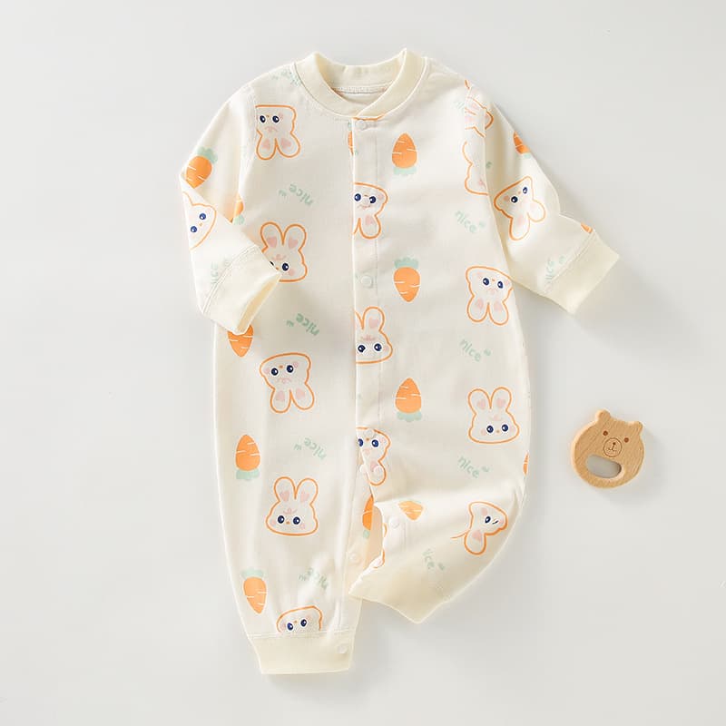 Baby Onesie All-Season Long-Sleeve Newborn Clothes for Boys and Girls, Infant Toddler Spring Outfit, Baby Clothing