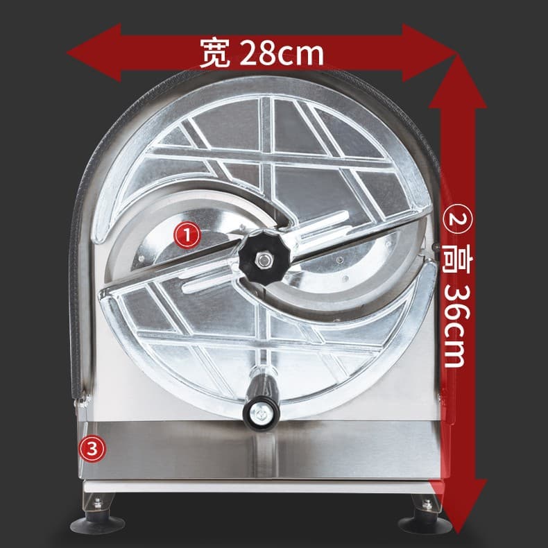 Commercial Manual Ultra-Thin Potato Slicer, Automatic Fruit Slicer for Lemons and Limes