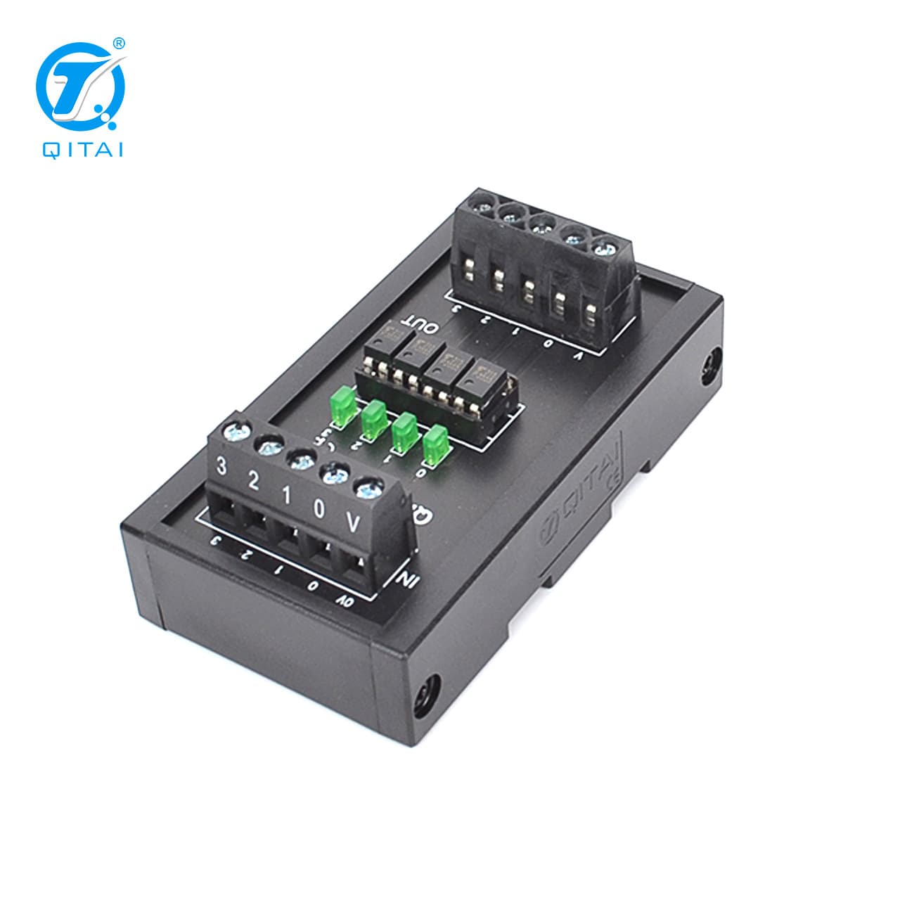 QMY309-P Optocoupler Relay Module Terminal Block PNP/NPN Universal Adapter Board 4-Position One Common Point