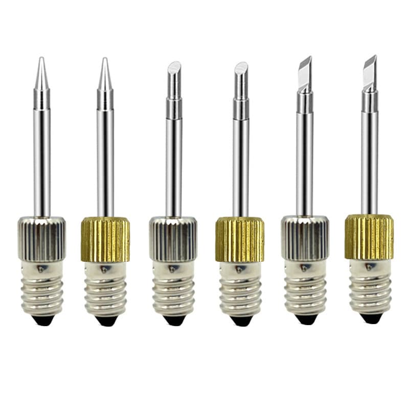 Wireless Battery Soldering Iron Tip for USB Soldering Iron E10 Interface Battery Soldering Iron Tip Threaded Soldering Iron Tip