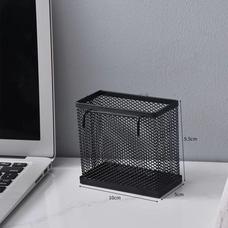 Pen Holder Organizer Pencil Case Large Capacity Multi-functional Pen Stand with Hooks File Rack Stationery