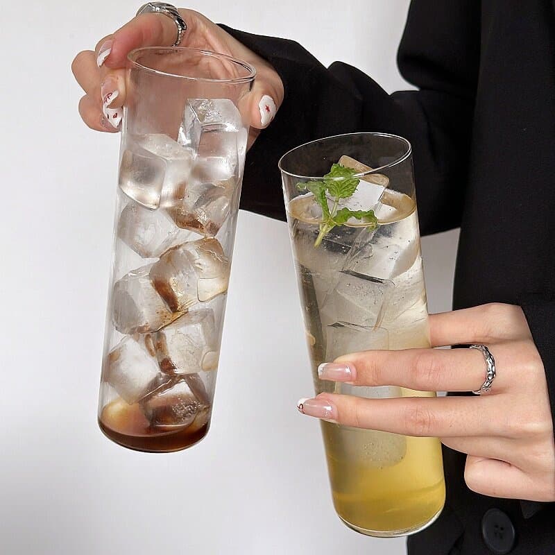 Japanese Straight Glass Long Drink Cocktail Glass Collins Glass Highball Glass Long Island Iced Tea Glass Wine Glass