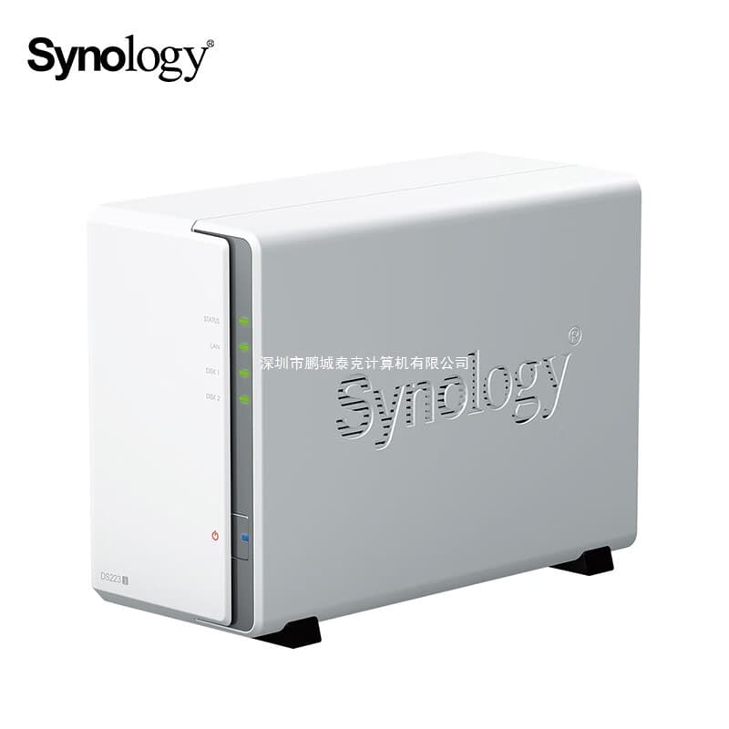 (Synology) DS223j 2-Bay NAS Network Storage Server, Private Cloud, Smart Photo Album