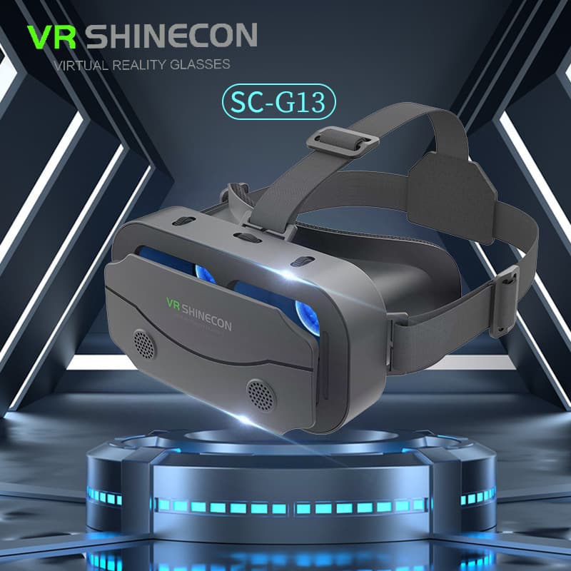 Head-mounted virtual reality VR glasses mobile phone movie games 3D digital glasses Qianhuan Magic Mirror suitable for large-screen mobile phones