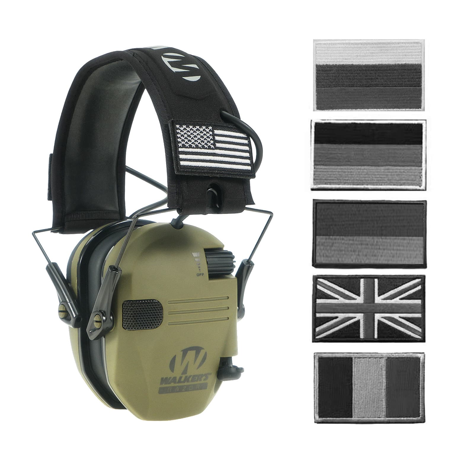 Cross-Border Sports Outdoor Hunting Electronic Shooting Noise-Canceling Pickup Tactical Headset Headphones Amazon Hot Sale