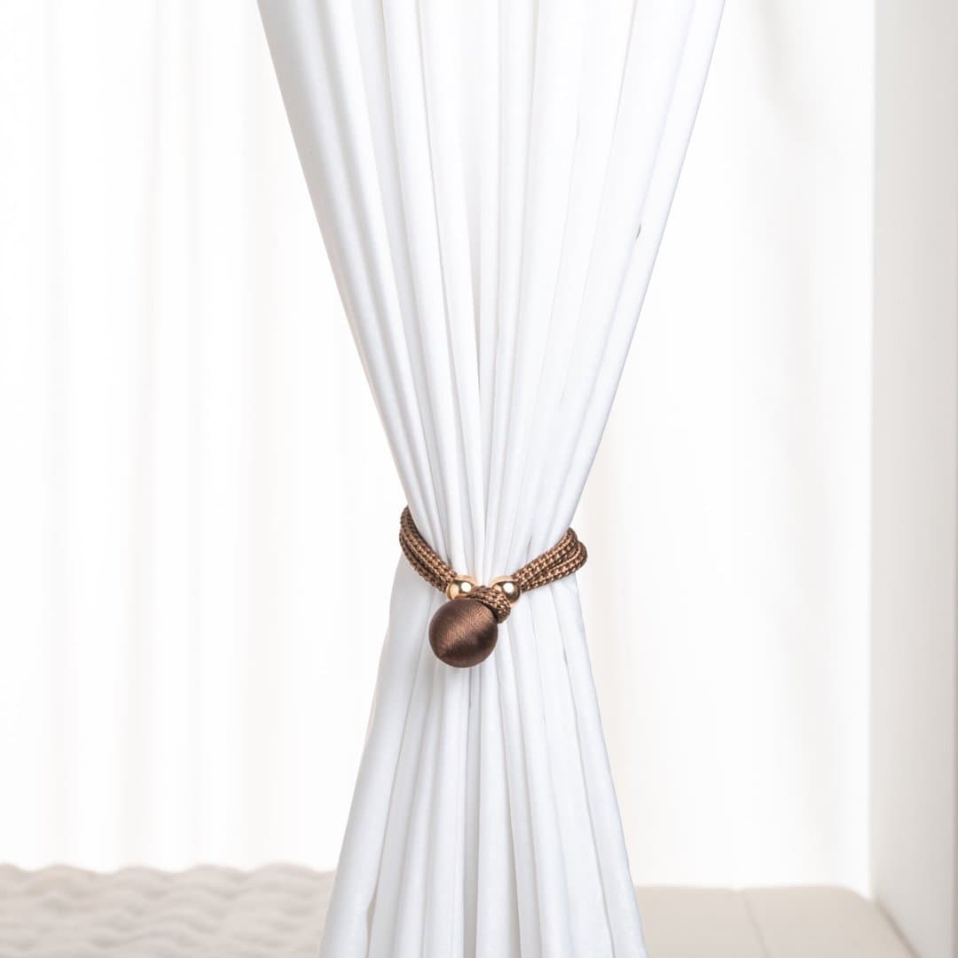 Cross-Border Creative Curtain Tie Simple No-Drill Adjustable Curtain Buckle Accessories Loop Wholesale