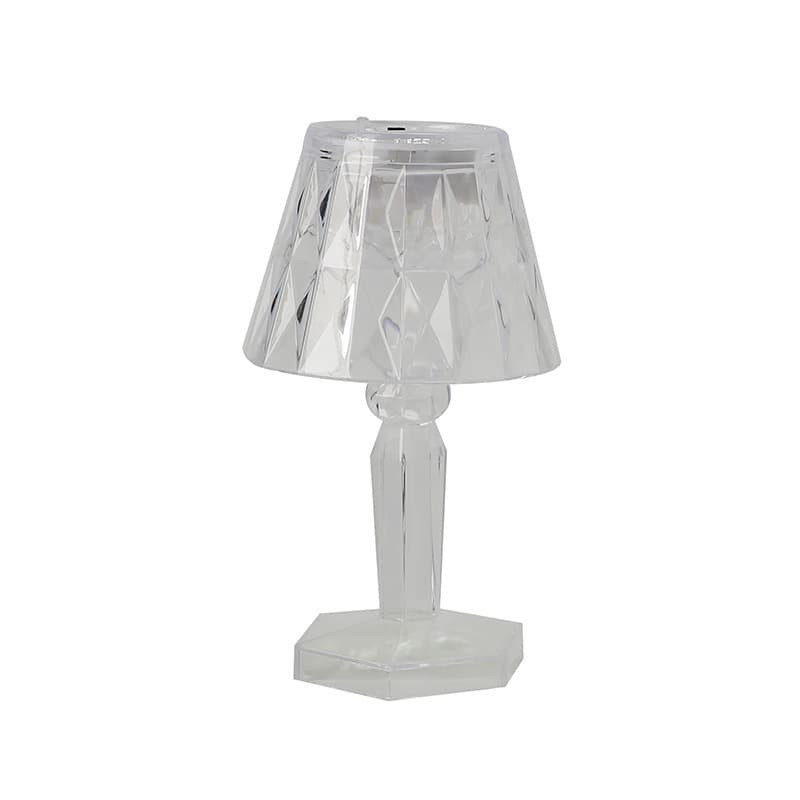 Creative Crystal Small Table Lamp LED Electronic Night Light Dormitory Bedroom Bedside Lamp Ambient Light Desktop Decorative Ornament
