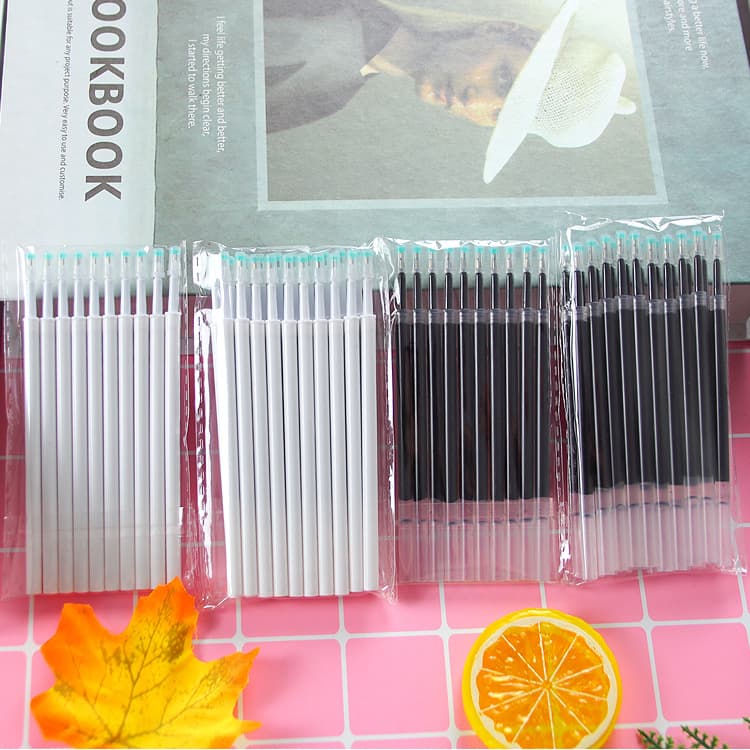 ST Tip Exam Pen Refills, Retractable Pen Refills, Large Capacity Office Press-Type Gel Pen Replacement Refills Wholesale
