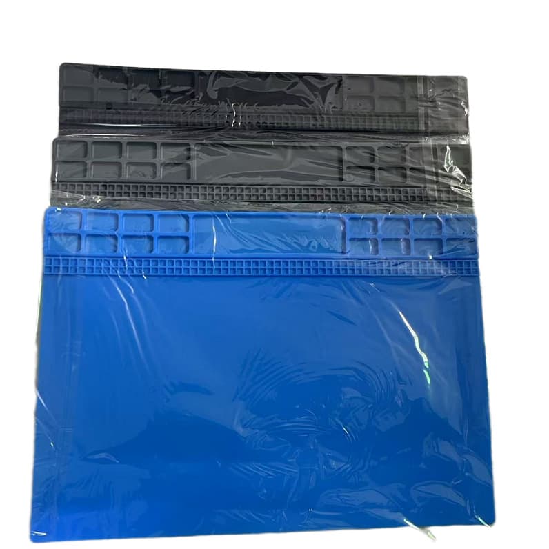 35x25cm Grid Silicone Mat for Mobile/Computer Repair, Heat-Resistant Pad, Screw Positioning Mat