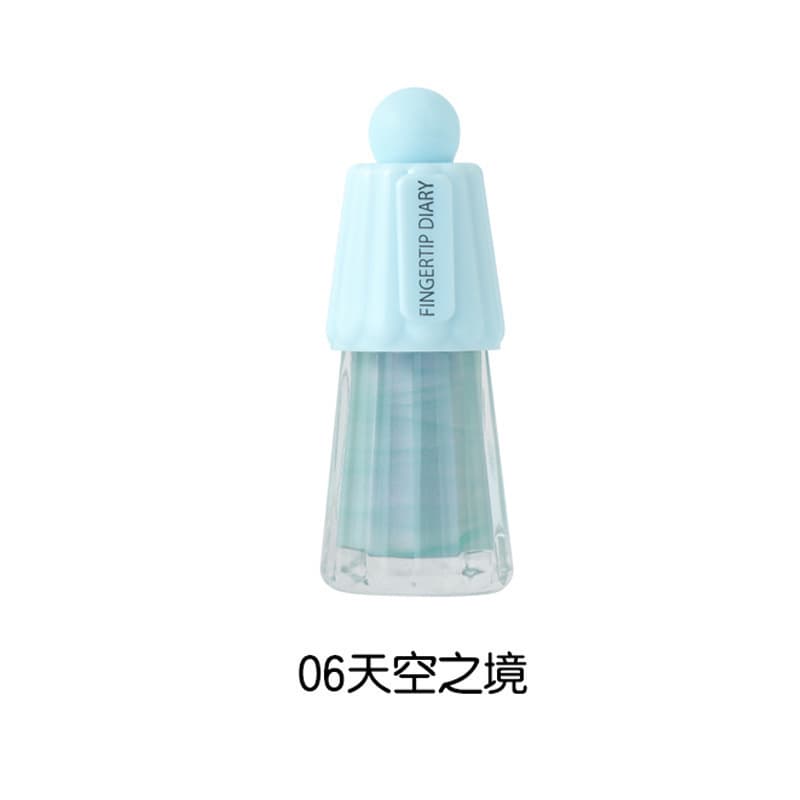 New Summer Water-Based Nail Polish, Peelable, Odorless, Brightening, Cherry Red
