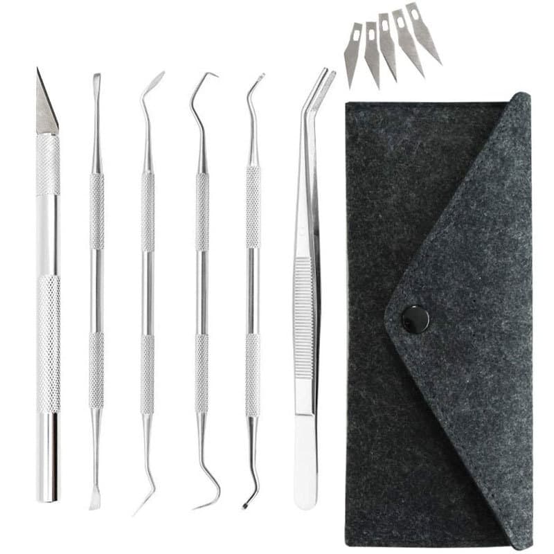 Cross-border Source Vinyl Weeding Tool Set Paper Cutting Craft Tool Kit with Tool Bag