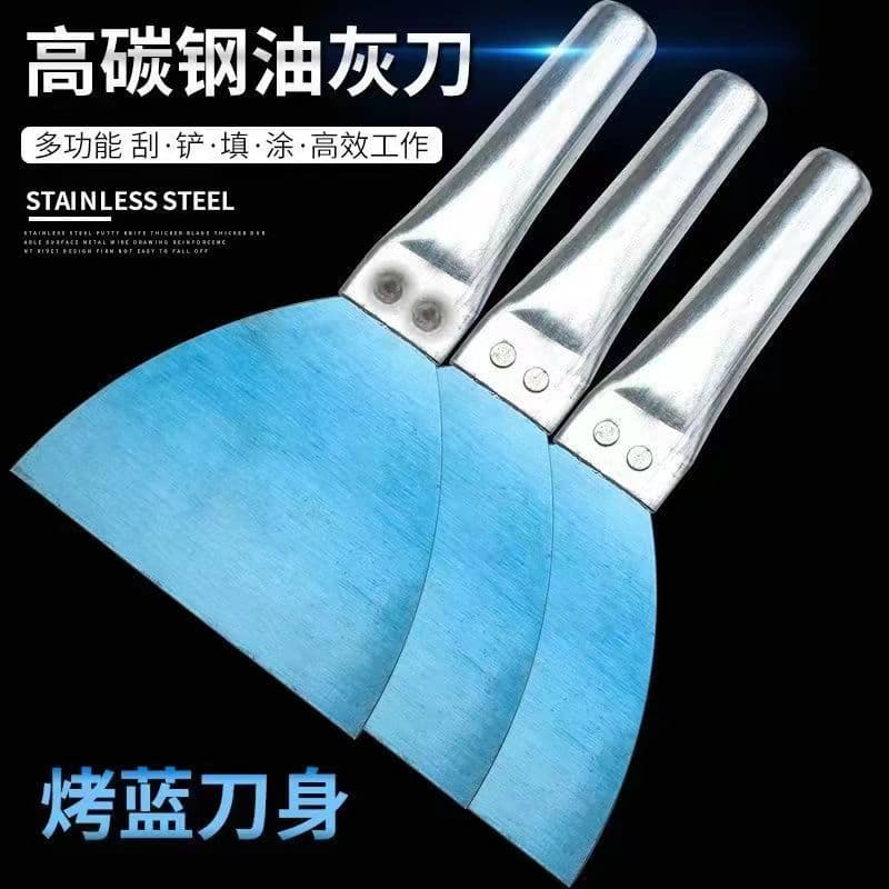 Thickened Iron Handle Putty Knife Scraper Paint Knife Cleaning Knife Plastering Knife Renovation Trowel