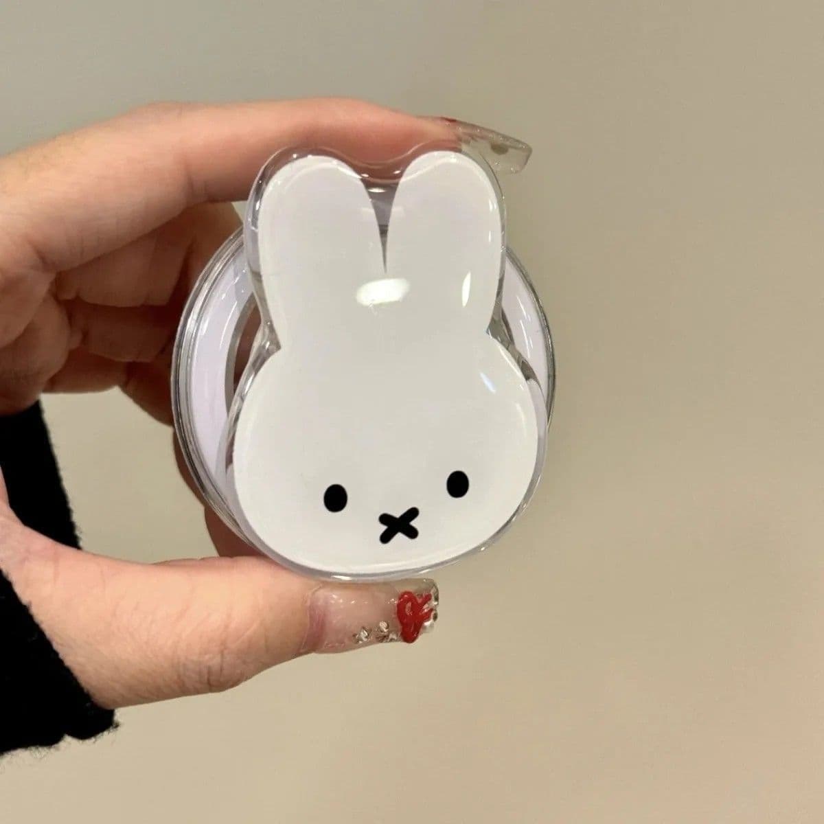 New Korean/Japanese Cute Miffy MagSafe Stand Magnetic Suction Phone Holder Foldable & Retractable
