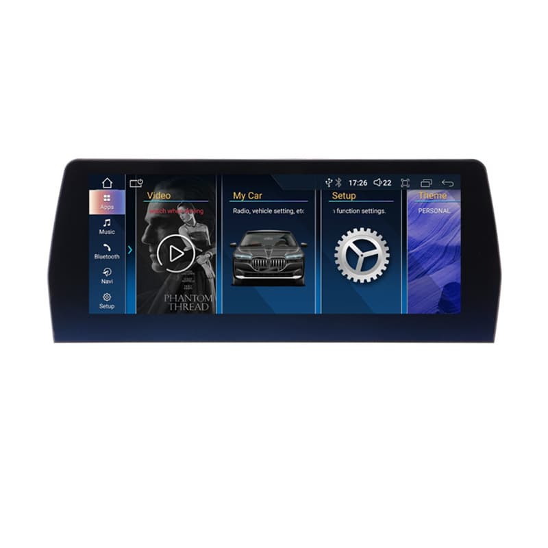 For 2009-2010 BMW 5 Series E60 CIC Android Navigation All-in-One 12.3-inch Blue Light Screen Old to New Upgrade
